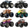 Mattel Hot Wheels Monster Trucks Pack 2 Coche de Demolición Escala 1:64 Modelos Surtidos