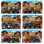 Mattel Hot Wheels Monster Trucks Pack 2 Coche de Demolición Escala 1:64 Modelos Surtidos
