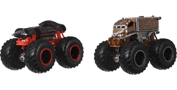 Mattel Hot Wheels Monster Trucks Coche de Demolición Pack 2 Coches Escala 1:64 Modelos Surtidos