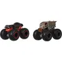 Hot Wheels Conjunto 2 Vehículos Monster Truck Doble Demolición Autos Pequeños 3 Años +