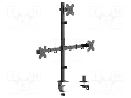 LogiLink Soporte para Triple Monitor de 17-32 pulgadas en acero
