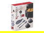 KINVARA Set 6 Utensilios Air Fryer Silicona Gris 20.5x23.5x6 cm (Set de 12)