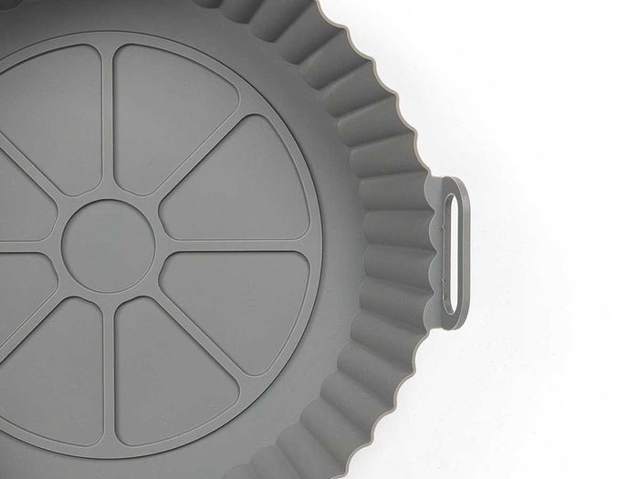 KINVARA Set 6 Utensilios Air Fryer Silicona Gris 20.5x23.5x6 cm (Set de 12)