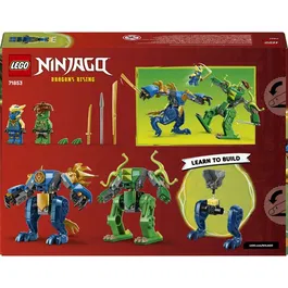 Lego Ninjago 71853 Set de Construcción Batalla del Robot Dragón de Jay, para Niños Mayores de 4 Años, Kit de Juego