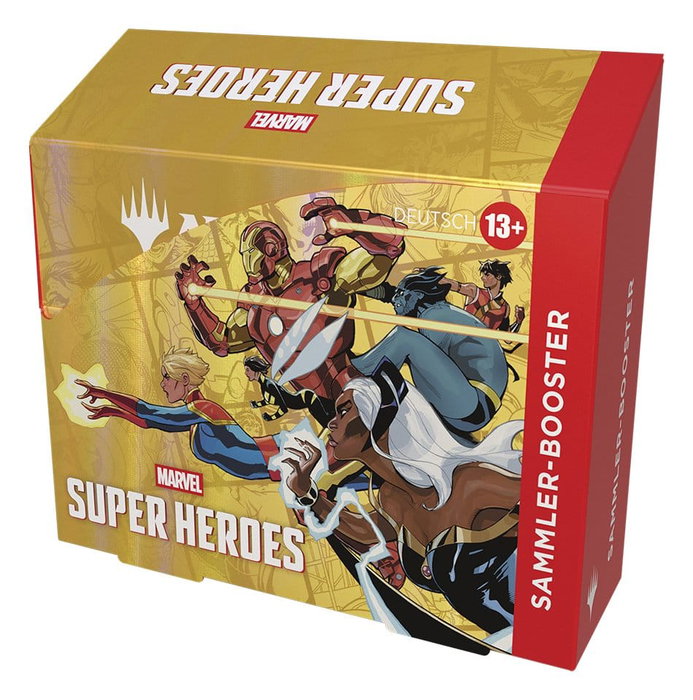 Wizards of the Coast Magic the Gathering Marvel Super Heroes Caja de Sobres de coleccionista (12) alemán