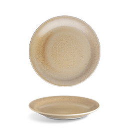Langenthal Gobi Plato Llano de Porcelana para Vajilla - 24 cm de Diámetro, 2.5 cm de Alto (Set de 6)