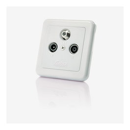 Fuba GAD 300 Toma de corriente SAT + TV + Radio