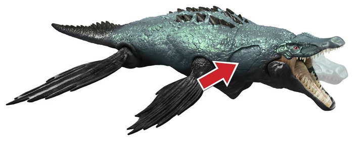 Mattel Jurassic World Gigantic Thrashers Liopleurodon Figura de Acción 30 cm Mattel Jurassic World Gigantic Thrashers Liopleurodon Figura de Acción 30 cm
