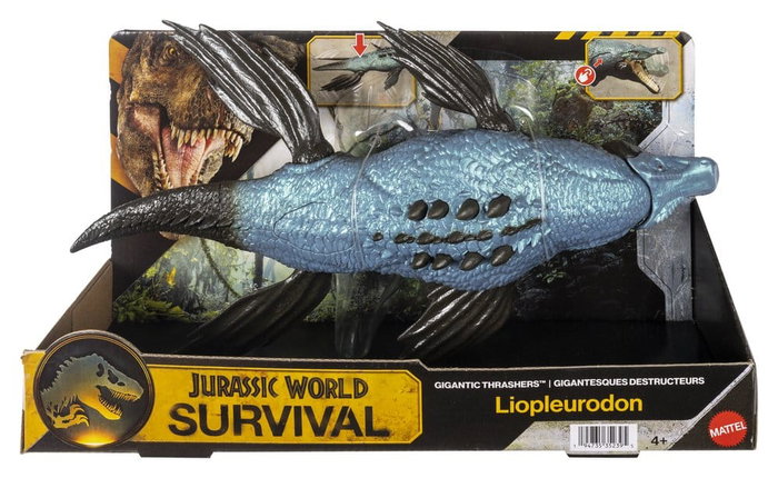 Mattel Jurassic World Gigantic Thrashers Liopleurodon Figura de Acción 30 cm Mattel Jurassic World Gigantic Thrashers Liopleurodon Figura de Acción 30 cm