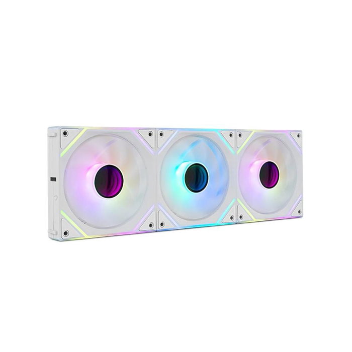 Nox Hummer Pro Link ARGB 12cm Blanco (Pack de 3)​