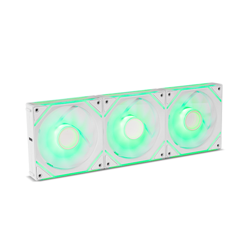 Nox Hummer Pro Link ARGB 12cm Blanco (Pack de 3)​