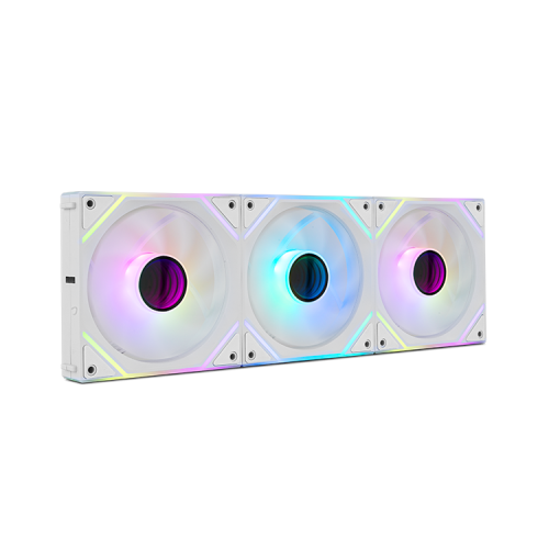 Nox Hummer Pro Link ARGB 12cm Blanco (Pack de 3)​