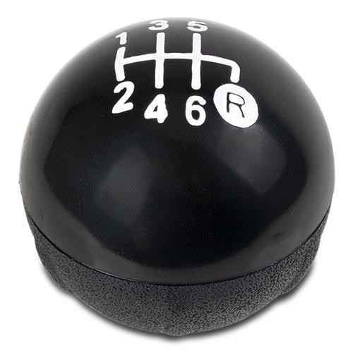 FIAT Pomo de Cambio Fiat 500 Black 6V para modelos 2008-2016 - POM40157V6 - Acabado en Negro