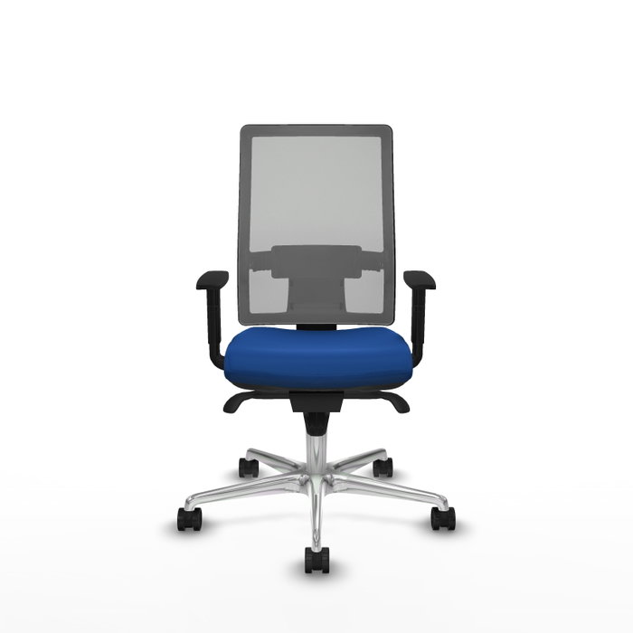 PIQUERAS Y CRESPO Silla de oficina Horna con mecanismo Sincro, Azul y Gris PIQUERAS Y CRESPO Silla de oficina Horna con mecanismo Sincro, Azul y Gris