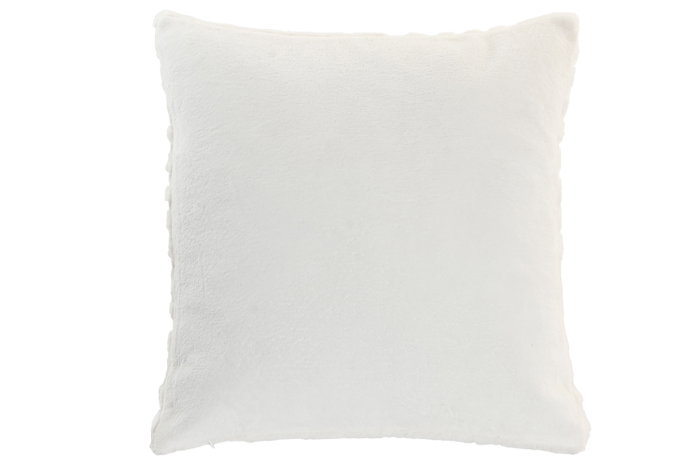 DKD Home Decor Cojín de Poliéster Crudo 45x45 cm