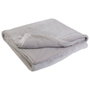 Home Deco Factory Manta Gris XXL 140x200 cm Imitación Piel