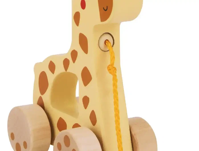 Imaginovo Jirafa para Arrastrar con Ruedas de Madera Imaginovo Jirafa para Arrastrar con Ruedas de Madera