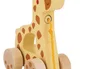 Imaginovo Jirafa para Arrastrar con Ruedas de Madera
