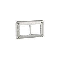 Legrand Soliroc Marco de 2 plazas horizontal/vertical IP55 IK10 gris