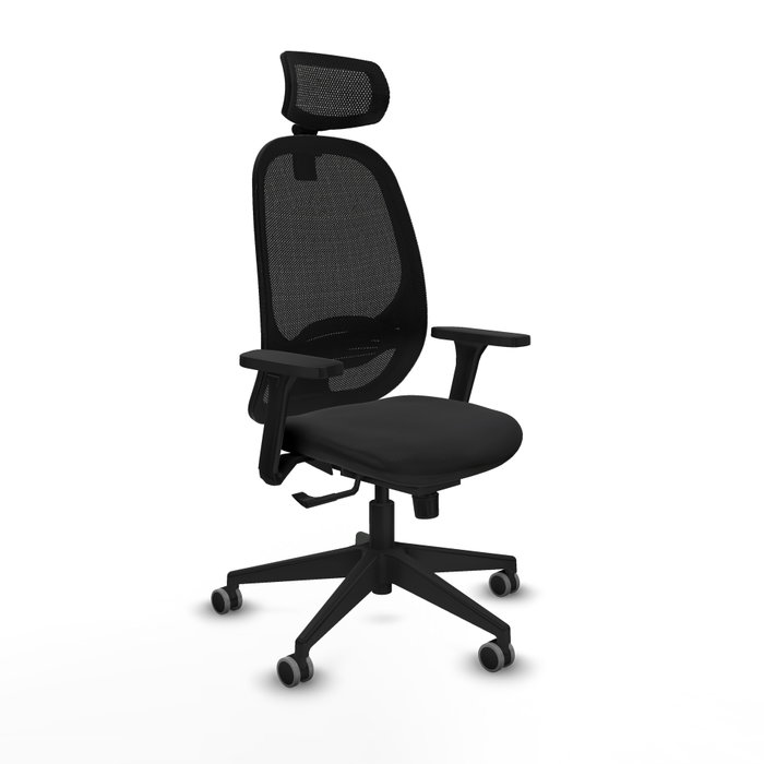 PIQUERAS Y CRESPO Silla de oficina Cilanco con mecanismo Sincro, Negro PIQUERAS Y CRESPO Silla de oficina Cilanco con mecanismo Sincro, Negro
