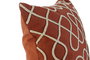DKD Home Decor Funda Cojín Algodón 50x50x1 cm Terracota (Pack de 2)