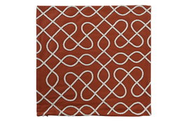 DKD Home Decor Funda Cojín Algodón 50x50x1 cm Terracota (Pack de 2)