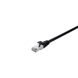V7 Cable de Red Ethernet V7CAT7FSTP-50C-BLK Cat7 S/FTP (S-STP) Blindado, Negro, 0.5 m / 1.6 ft