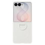 Samsung EF-EF776CWEGWW Funda de Silicona con Anillo Magnético para Galaxy Z Flip8, Blanco