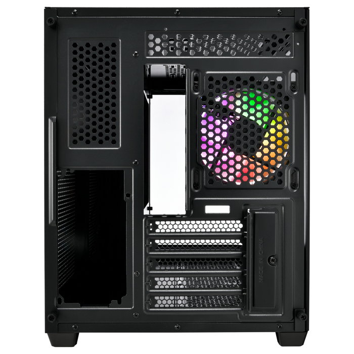 FSP S380-BA Carcasa Mini Torre mITX/mATX Negro ARGB Vidrio Templado