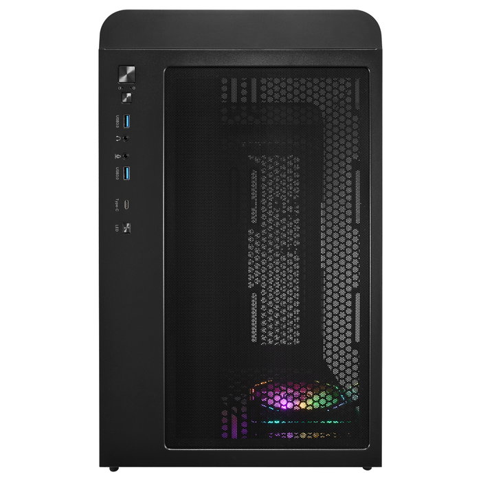 FSP S380-BA Carcasa Mini Torre mITX/mATX Negro ARGB Vidrio Templado