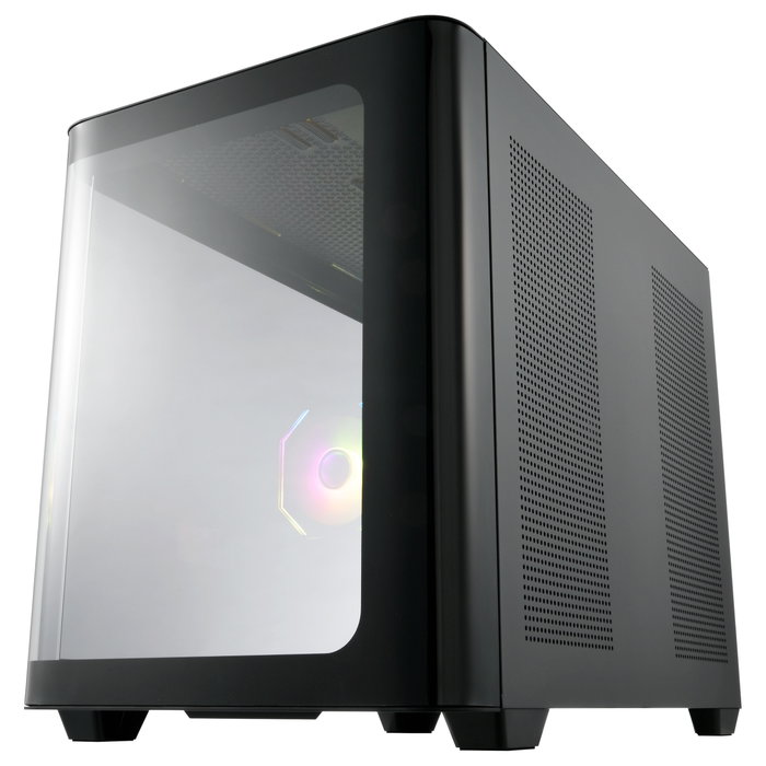 FSP S380-BA Carcasa Mini Torre mITX/mATX Negro ARGB Vidrio Templado