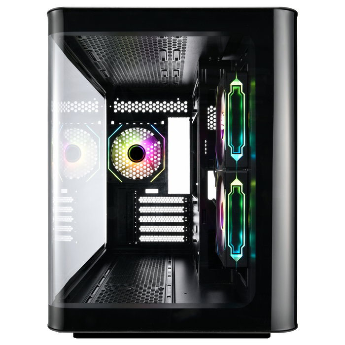 FSP S380-BA Carcasa Mini Torre mITX/mATX Negro ARGB Vidrio Templado