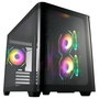 FSP S380-BA Carcasa Mini Torre mITX/mATX Negro ARGB Vidrio Templado