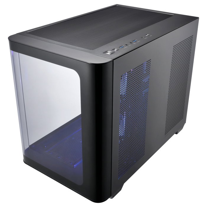 FSP S380-BA Carcasa Mini Torre mITX/mATX Negro ARGB Vidrio Templado
