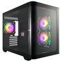 FSP S380-BA Carcasa Mini Torre mITX/mATX Negro ARGB Vidrio Templado