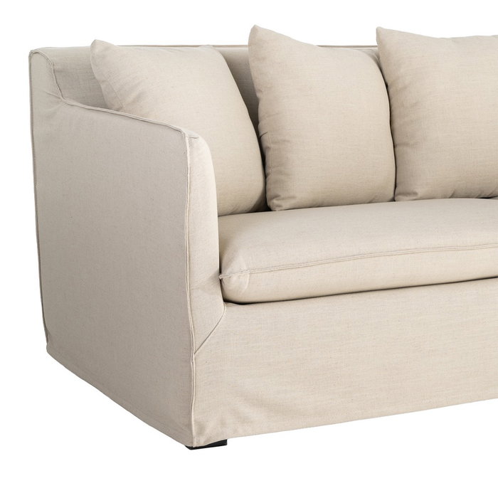 Sofá Taupe Tejido Salón 215 X 92 X 78 cm