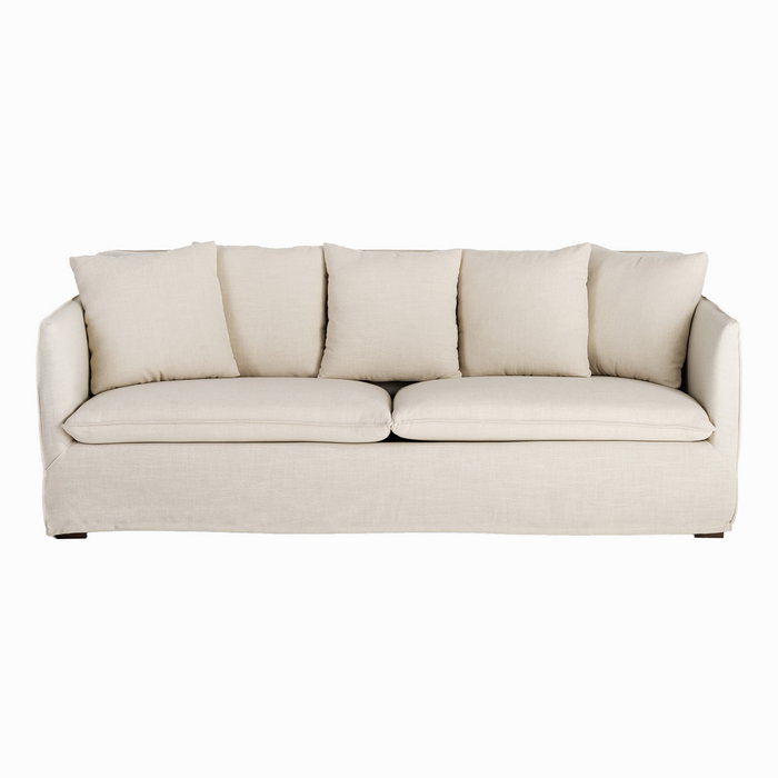 Sofá Taupe Tejido Salón 215 X 92 X 78 cm