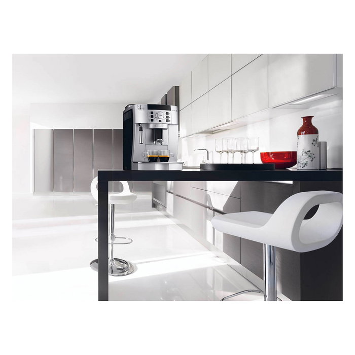 De'Longhi Máquina de Café Automática Magnifica S ECAM22.110.SB Plateada - Cafetera Espresso