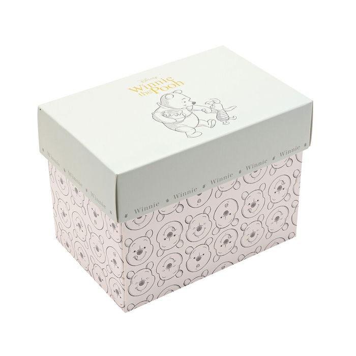 WIDDOP & CO Taza Winnie the Pooh Disney Porcelana China Ilustraciones Elegantes Dorados