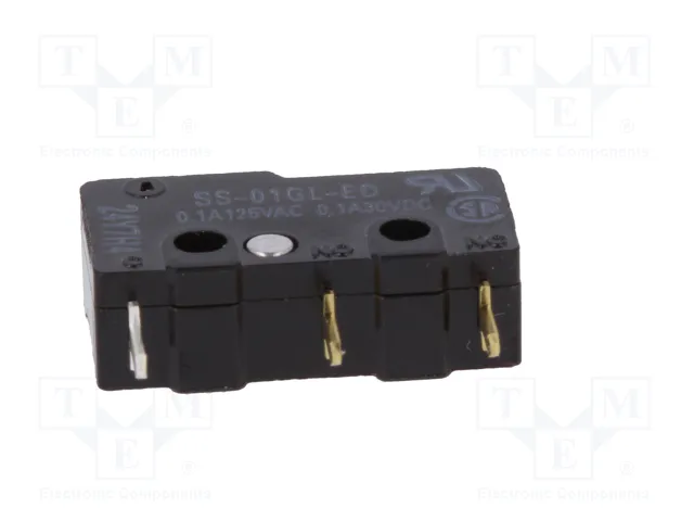 Aratas (Formerly Omron Components) Microconmutador SNAP ACTION SS-01GL-ED SPDT con palanca