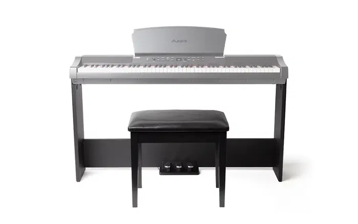 ALESIS Ahb-1 Bundle Soporte de Madera para Teclados Electrónicos Compatible con Prestige, Prestige Artist y Recital Grand