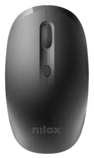 Nilox NXMOWI4002 Ratón Inalámbrico Recargable 3200 DPI Negro
