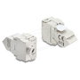 DeLOCK 90938 Módulo Keystone RJ45 a LSA Cat.6A Blanco