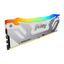 Kingston Fury Renegade RGB White DDR5 24GB 8400MT/s CL40 XMP CUDIMM KF584CU40RWA-24