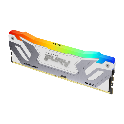 Kingston Fury Renegade RGB White DDR5 24GB 8400MT/s CL40 XMP CUDIMM KF584CU40RWA-24
