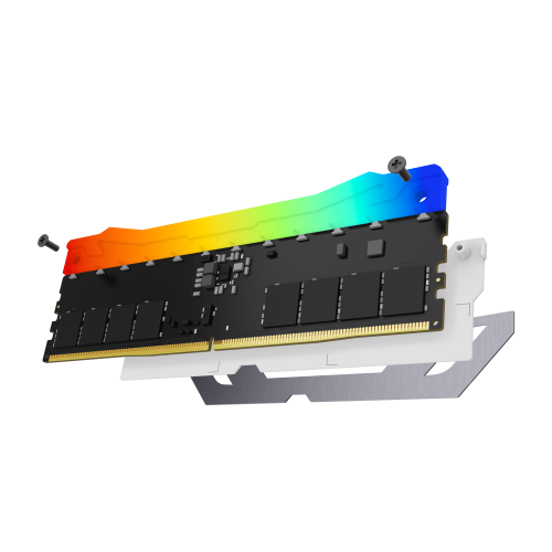 Kingston Fury Renegade RGB White DDR5 24GB 8400MT/s CL40 XMP CUDIMM KF584CU40RWA-24