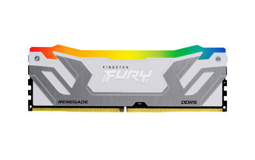 Kingston Fury Renegade RGB White DDR5 24GB 8400MT/s CL40 XMP CUDIMM KF584CU40RWA-24