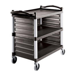 CAMBRO Juego de paneles para un nivel de estante BC340KD, Negro