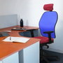 PIQUERAS Y CRESPO Silla de oficina Jorquera Turquesa y Negro