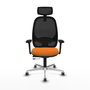 PIQUERAS Y CRESPO Silla de oficina Cilanco Naranja/Negro